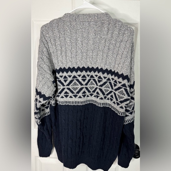 Vintage Liberty Sweaters Heavy Knit Sweater Men Grandpa Dad Medium - Picture 3 of 6